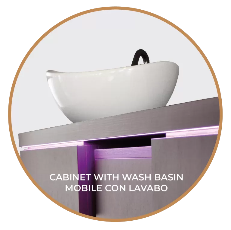 Lemi MOD-190 C Тумба с выдвижными ящиками и умывальником | Alfaspa изображение 4