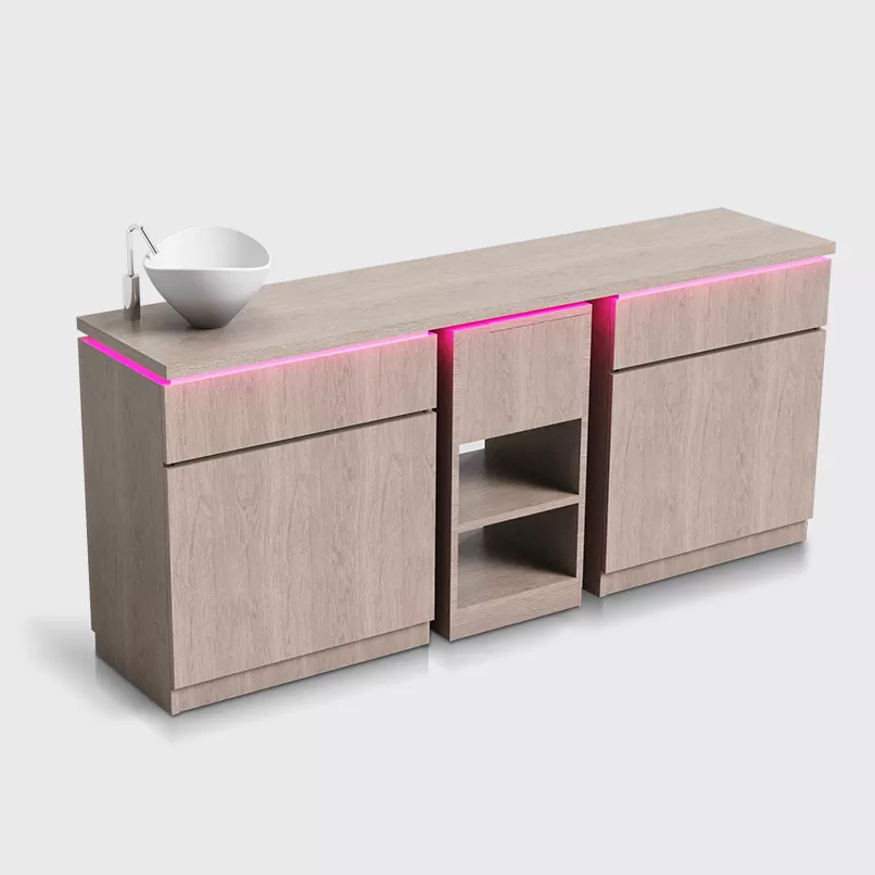 Lemi MOD-190 Шкаф с умывальником и дверцей | Alfaspa изображение 3