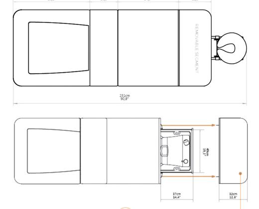 Lemi Venice Head Spa ➜ SPA-кушетка и массажный стол, купить в Украине | Alfaspa изображение 8