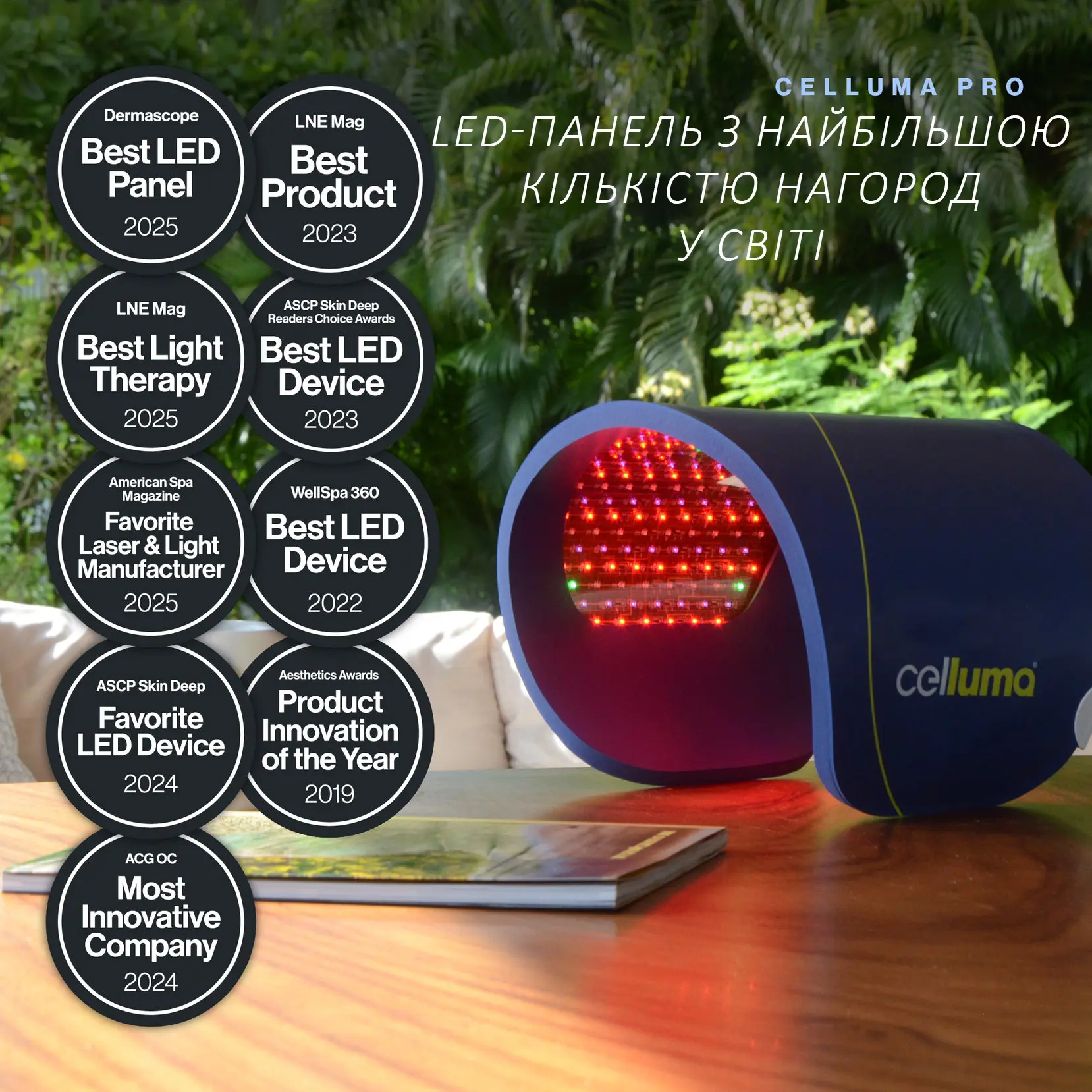 Celluma PRO PLUS — професійний LED-апарат для світлотерапії акне, омолодження, контурингу тіла | FDA, CE | Alfaspa зображення 13