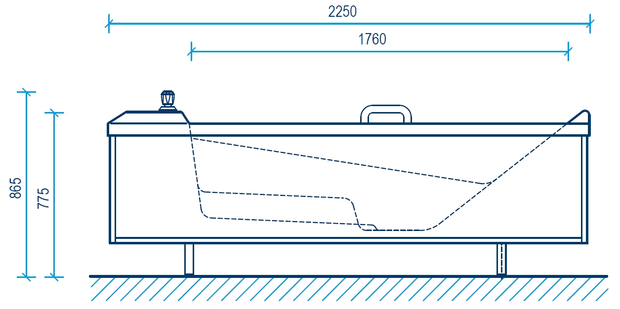 Гідромасажна СПА-ванна Unbescheiden Luxury | Alfaspa зображення 13
